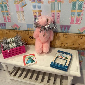 Miniature Christmas Wonderland, Dollhouse Holiday Candyland Accessories, Decor, 1:12 image 13