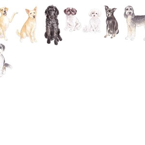 Chateau Dog Show Watercolor Art Print: Whimsical Nursery Decor image 10
