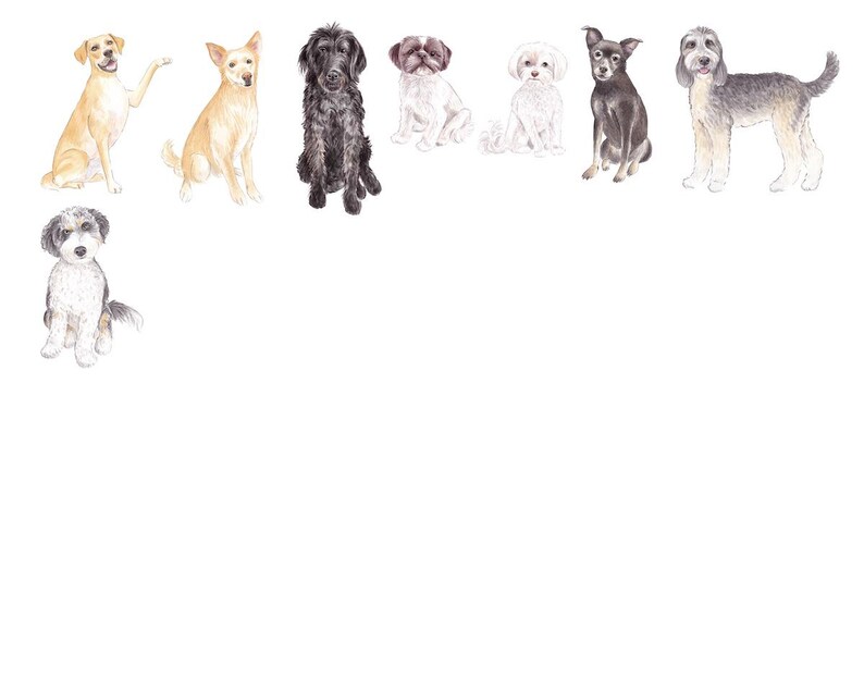 Chateau Dog Show Watercolor Art Print: Whimsical Nursery Decor image 10