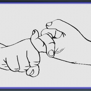 ASL Friends cross stitch pattern