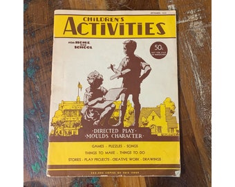 Children's Activities Magazine - September 1942
