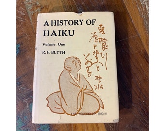 A History of Haiku Volume 1 by R H Blyth 1971 Hardcover