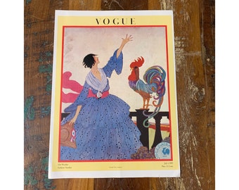 Vogue Art Print - July 1, 1918 / 11 X 15 inches