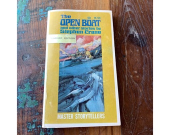 The Open Boat & Other Stories By Stephen Crane 1968 / Small Paperback