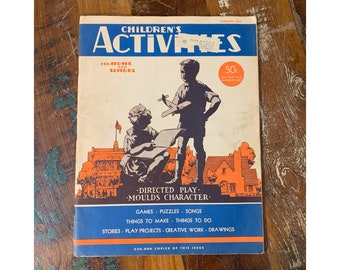 Children's Activities Magazine - January 1942