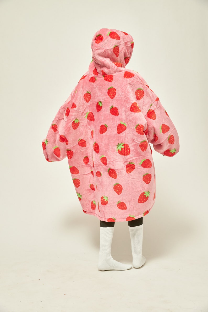 Deep Pocket Strawberry Hoodie main image 1