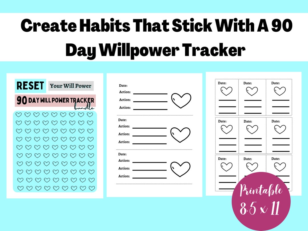 Self Help Printable for Tracking Tasks for the Purpose of - Etsy