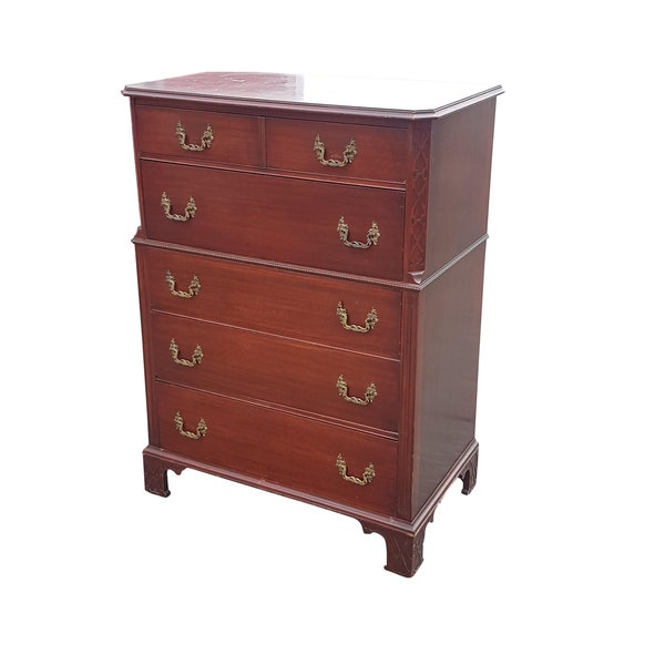 DREXEL 1960s Vintage  Tall Boy Dresser