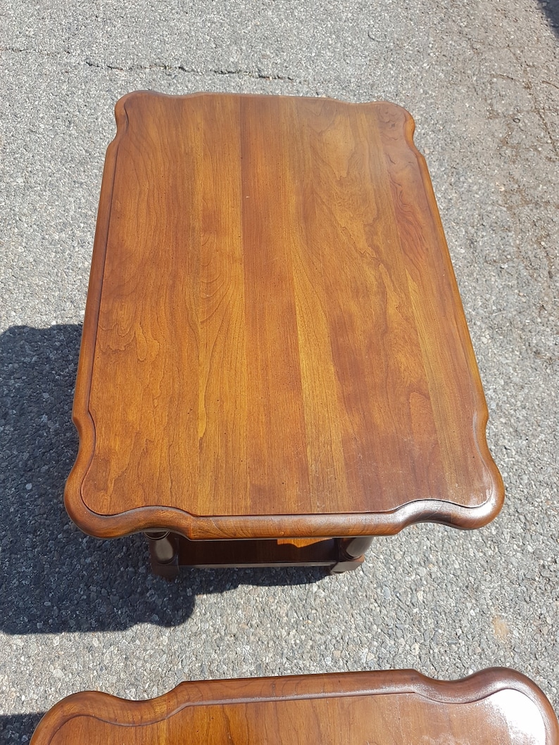 Pennsylvania House Furniture Tiered Side Tables a Pair Etsy