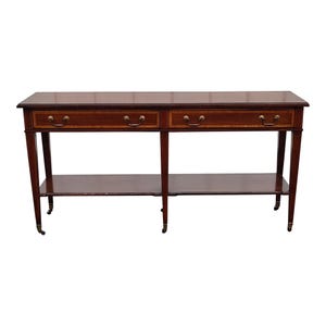Vintage Columbia Mahogany Console Table