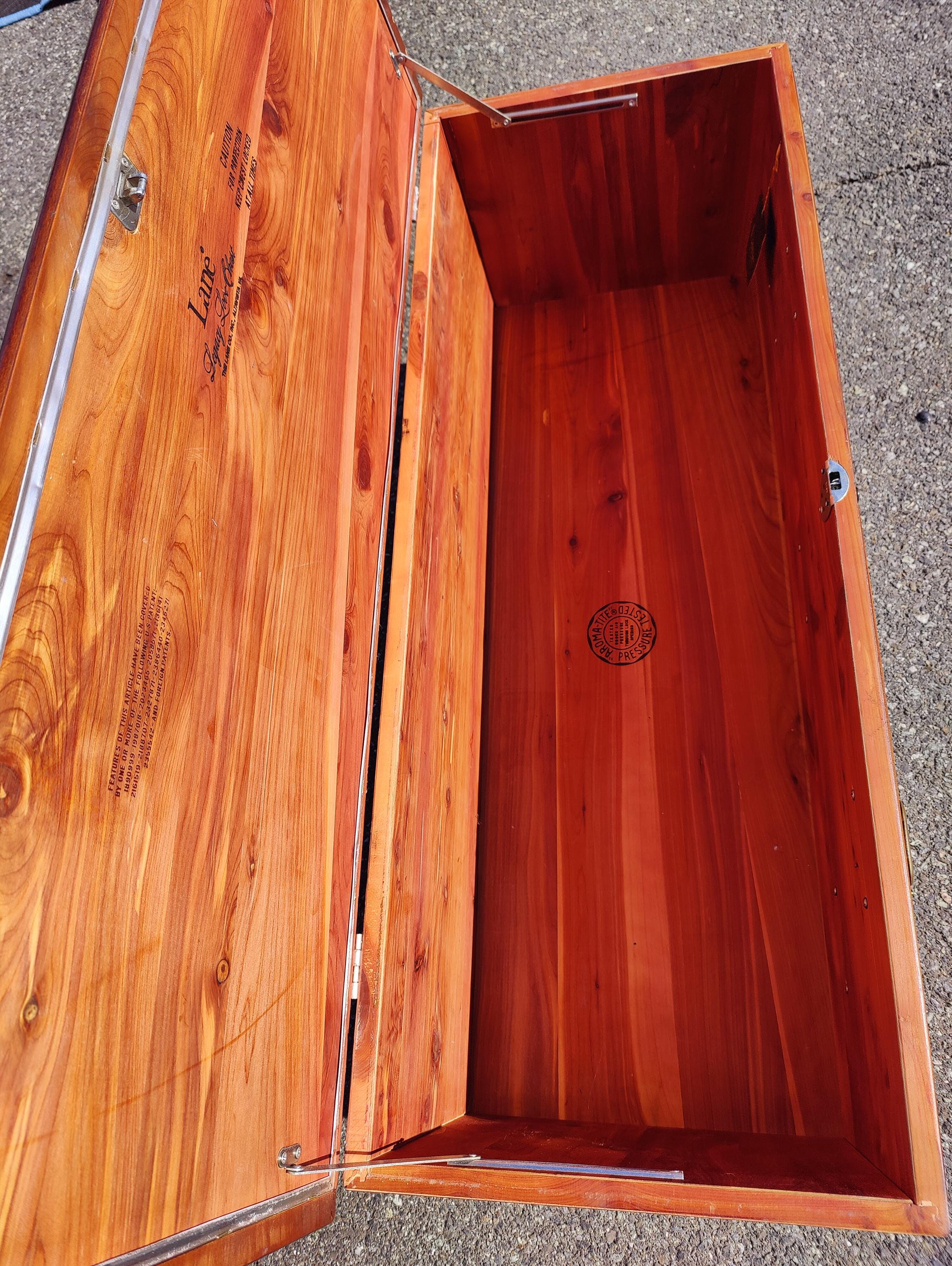Cedar Bench With Storage - Etsy