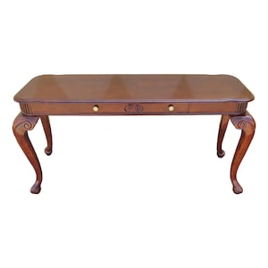 Vintage Mahogany Chippendale Console Sofa Table
