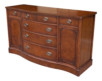 Drexel Mahogany Buffet - 1980s Traditional Sideboard and Credenza