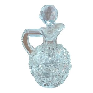 Vintage Oil Cruet With Glass Stopper