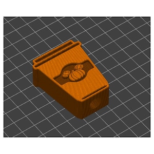 Fall Mouse Pumpkin Spice Latte Straw Tumbler Topper 3D Print STL File