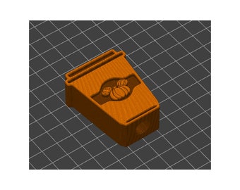Fall Mouse Pumpkin Spice Latte Straw Tumbler Topper 3D Print STL File