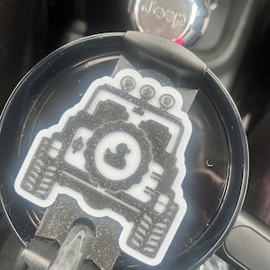 CUSTOM Girly Off-road Vehicle 4x4 30 or 40 oz Tumbler Lid Topper Tumbler Tag Plate 3D Printed / for Stanley Tumbler/ Custom Color and Name
