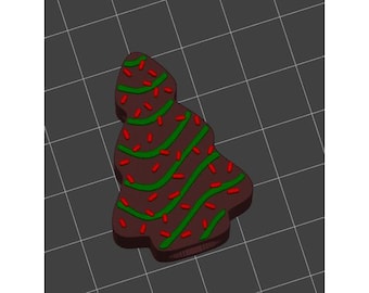 Archivo digital de Navidad con adorno para pastel, bocadillo, chispas y pajita, archivo de impresión 3D STL / Compatible con pajitas grandes / Orificio de 10 mm / Tapa para vaso de 20, 30 y 40 oz