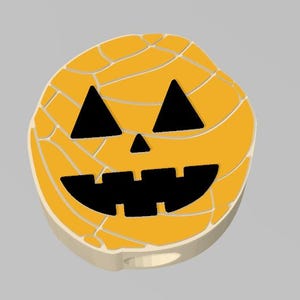 Pumpkin Halloween Concha Pan Dulche Straw Topper STL File 3D Print File for Popular 30 40 oz Tumbler Large Straw 10.1mm Opening Multi Color