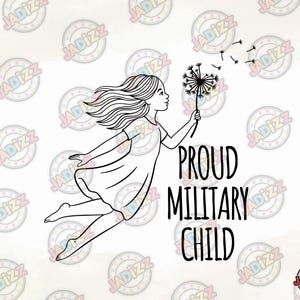 Stolzes Militärkind PNG, Militärkindermonat Png Clipart, Militärkindmonat, Militärkind stark, Wir tragen Lila, Sublimation