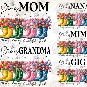 Sie ist Mama Bundle Png, Mom Life Png, Muttertag Png, Retro Mama Zitate Png, Sie ist Nana, Oma, Gesegnete Mama, Mama Shirt Png, Digitale Datei