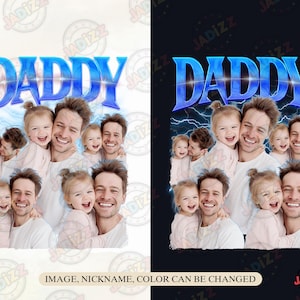 Personalisiertes Foto Papa Png, Personalisiertes Vatertag Png, Papa Png, Personalisiertes Papa Png, Vatertagsgeschenk, Bootleg Shirt, Sublimation