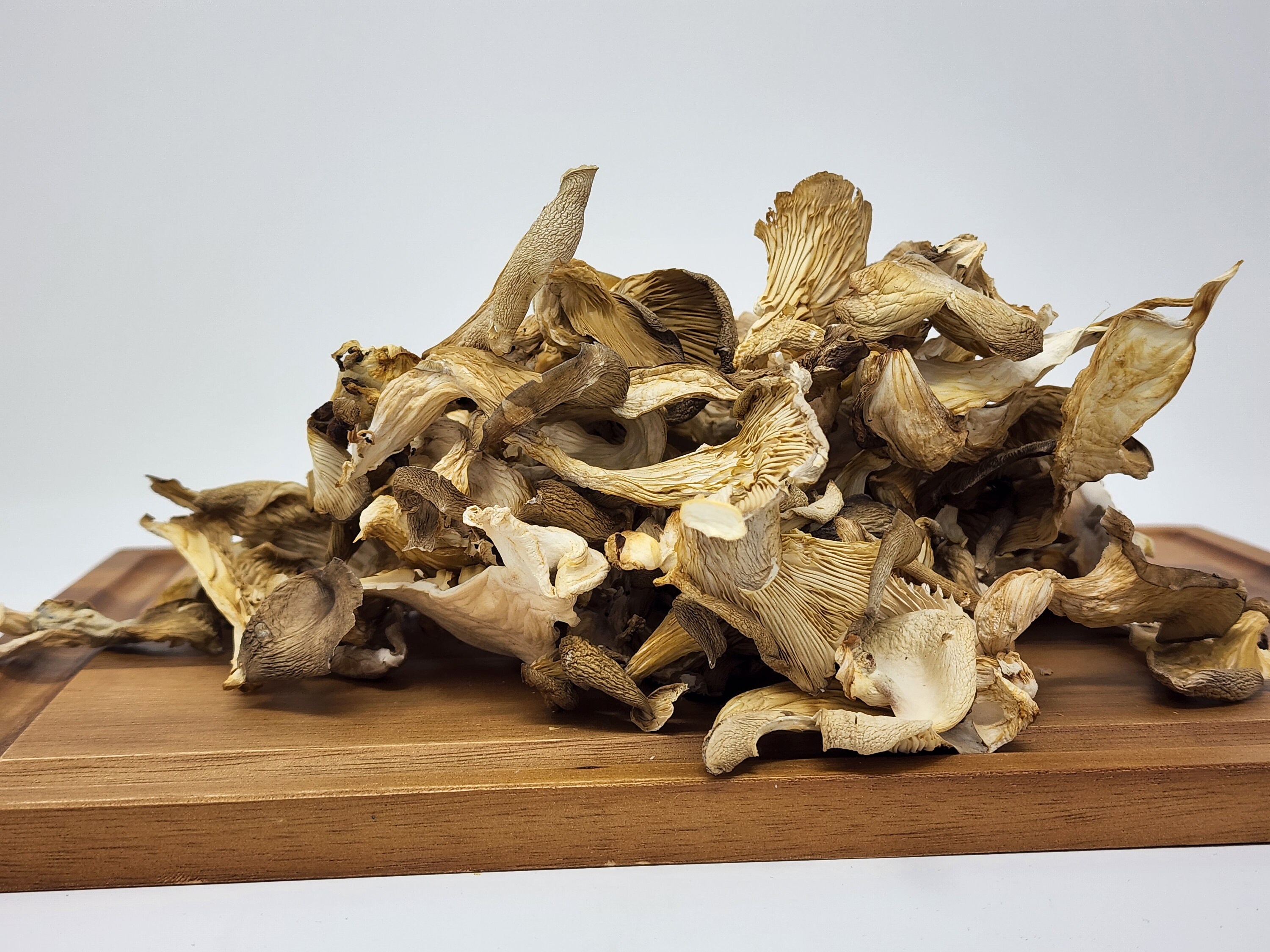 Sun Dried Oyster Mushrooms, Vitamin D Boosted, Organically Grown in the