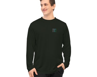 May include: A black long-sleeved shirt with a small, colourful "FE" logo on the chest.