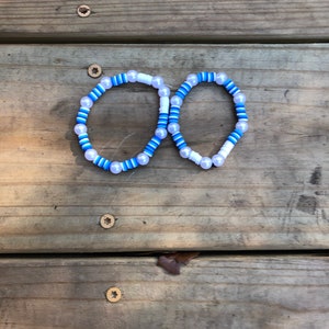 Clay bead bracelet