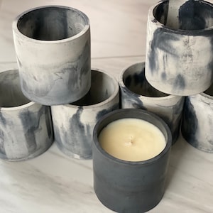 Empty Cement Candle Vessels  Empty Jars  Empty Candle Vessels