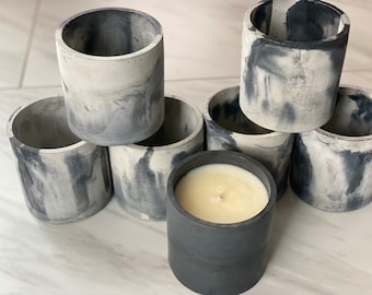 Empty Cement Candle Vessels  Empty Jars  Empty Candle Vessels