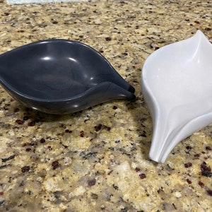 Soap Dish, Concrete Draining Soap Holder, Leaf Self-Draining, Sponge Holder, Bathroom Accessories, Modern Soap Bar Dish