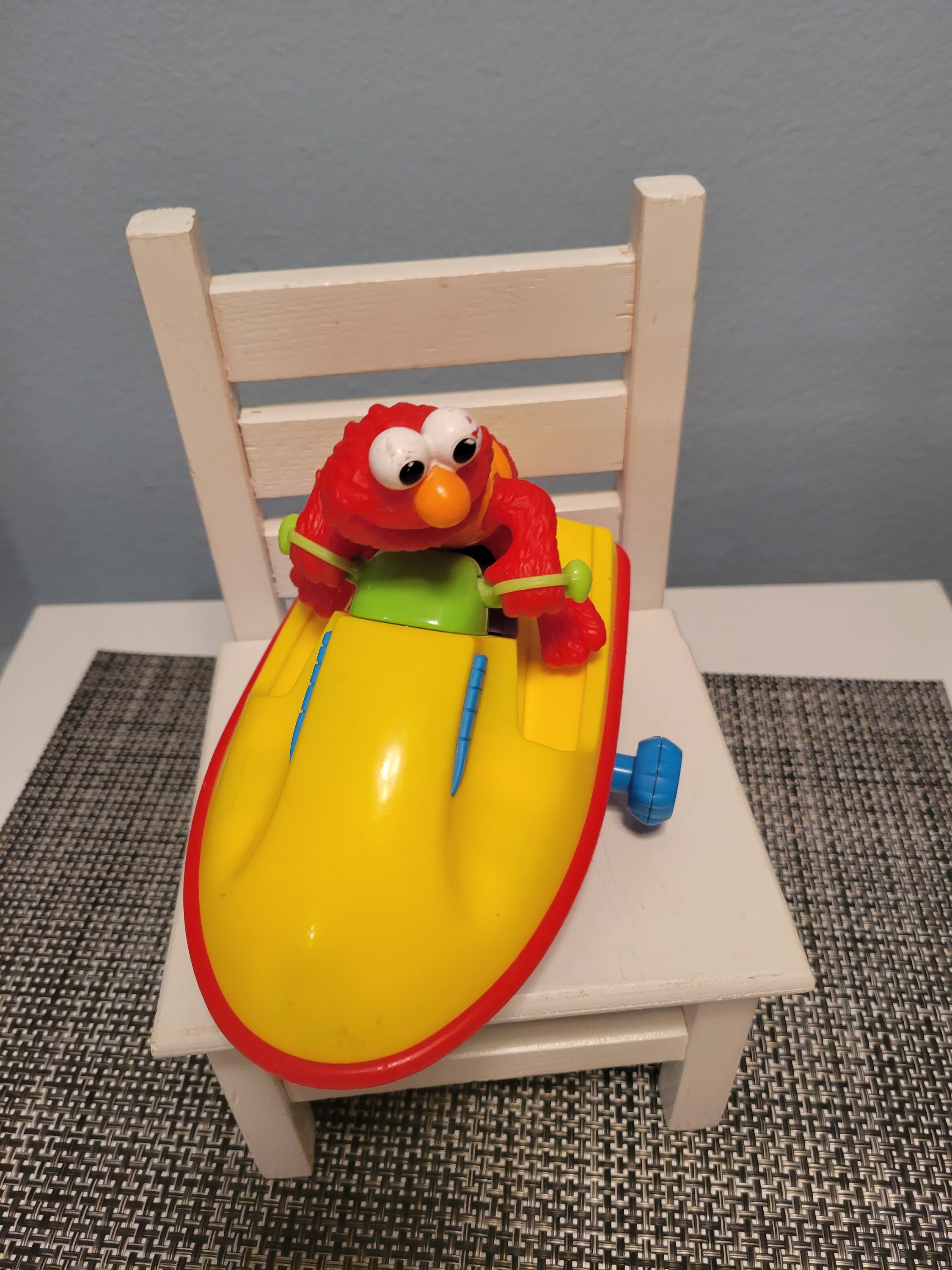 Elmo Riding A Jet Ski 8 Vintage Toy Etsy