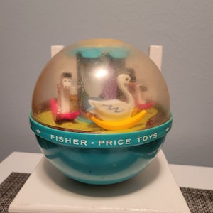 Fisher Price Roly Poly Chime Ball Vintage 70's