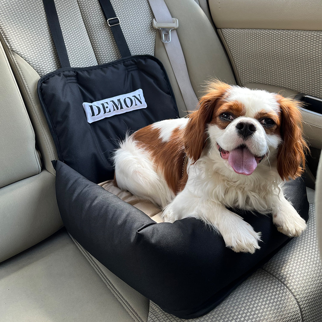 Dog Car Seat Personalized Pet Accessories Handcrafted Pet Beds