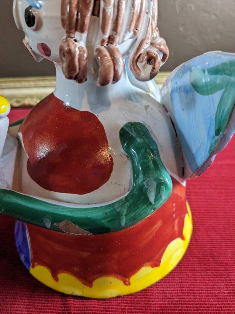 Vintage Midcentury Italian Pottery Candle Holder and Bell Etsy