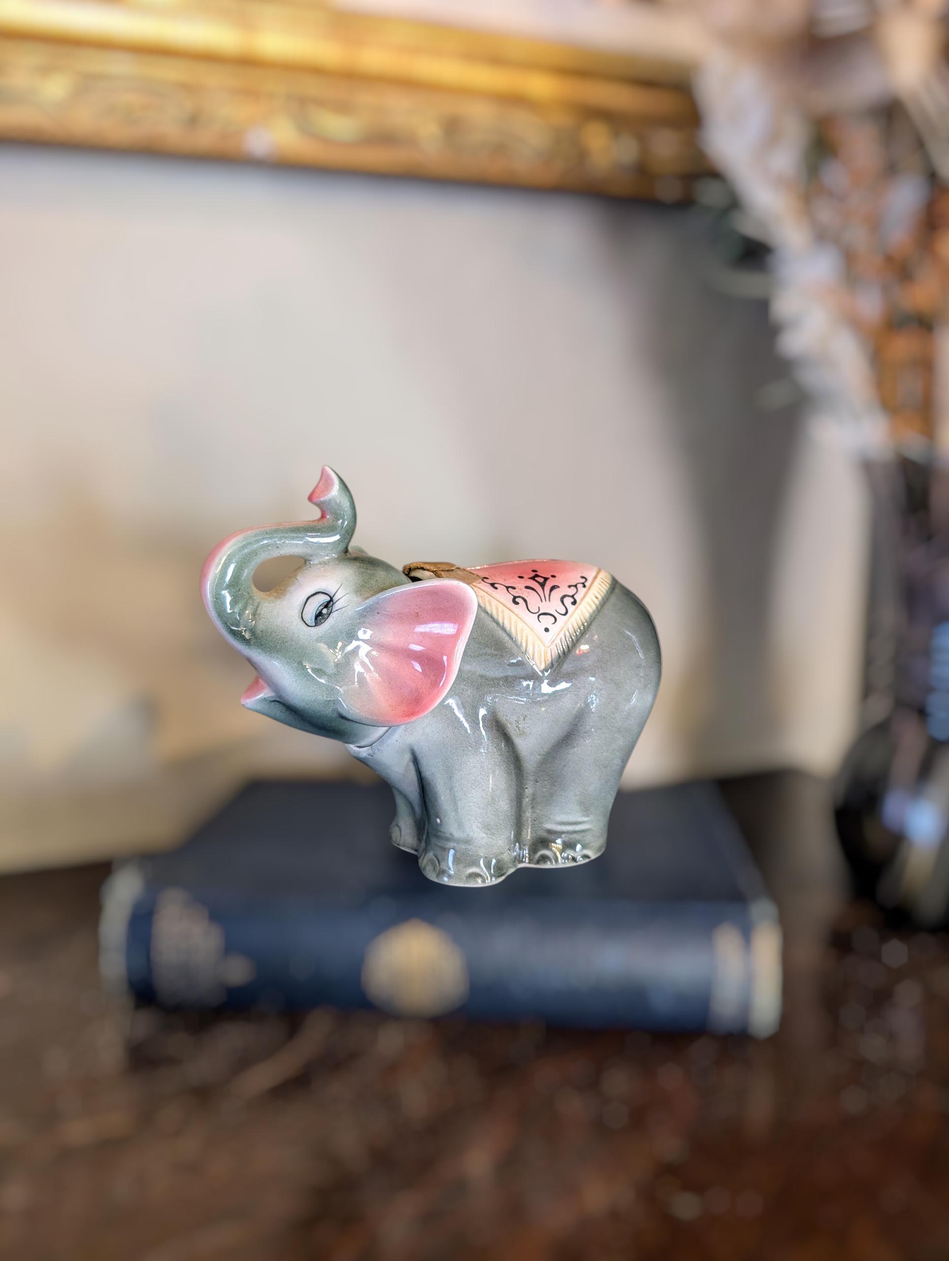 Made in Japan Ceramic Elephant - Etsy