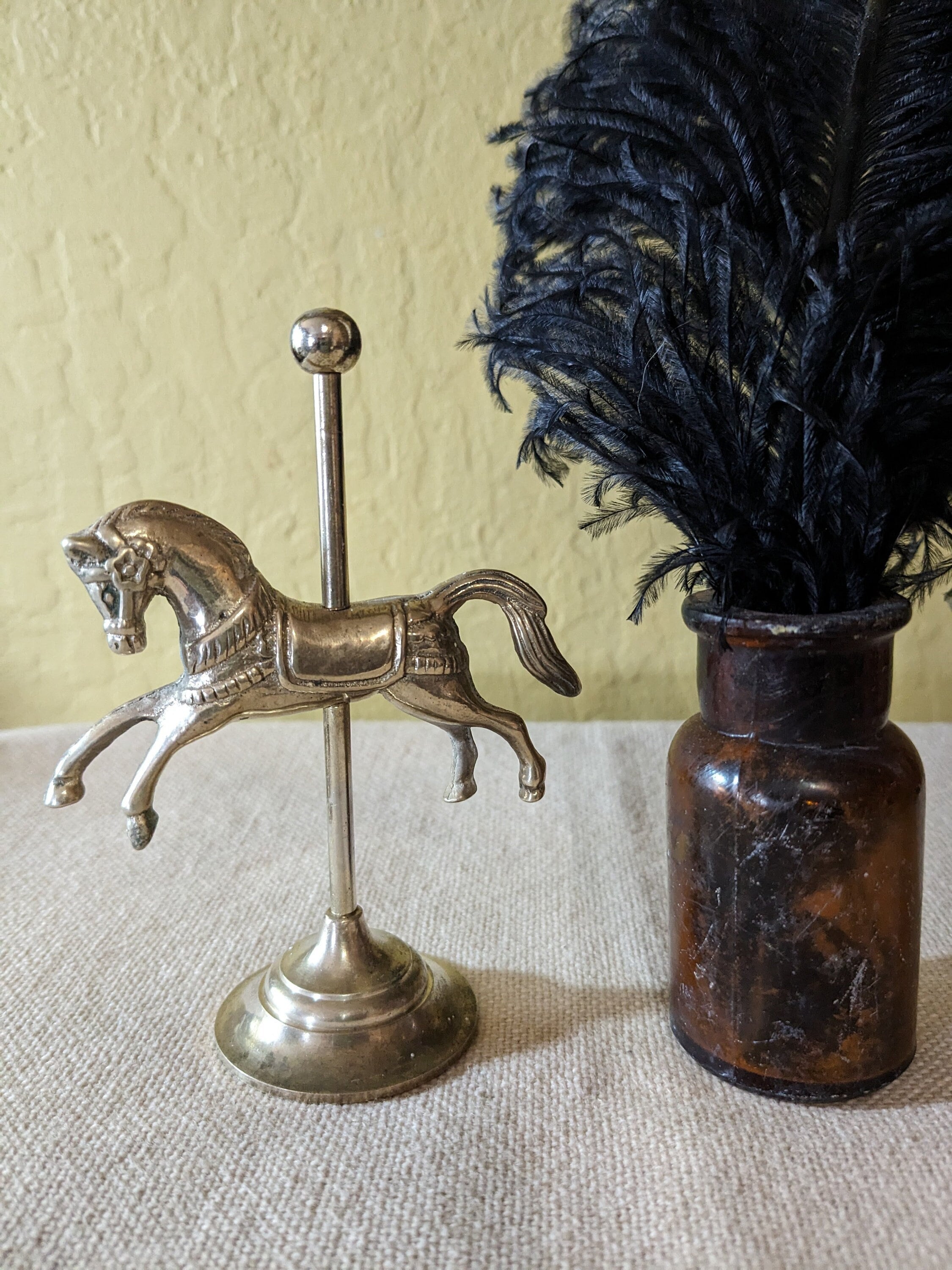 Miniature Brass Horse 