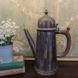 1920&#39;s Barker Ellis Silver Plate Coffee Pot, Made in England