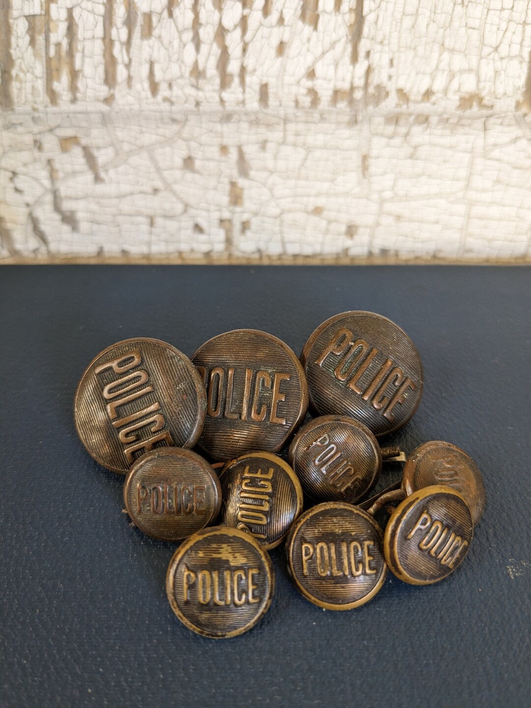 Antique Police Uniform Buttons, Fechheimer Brothers Etsy