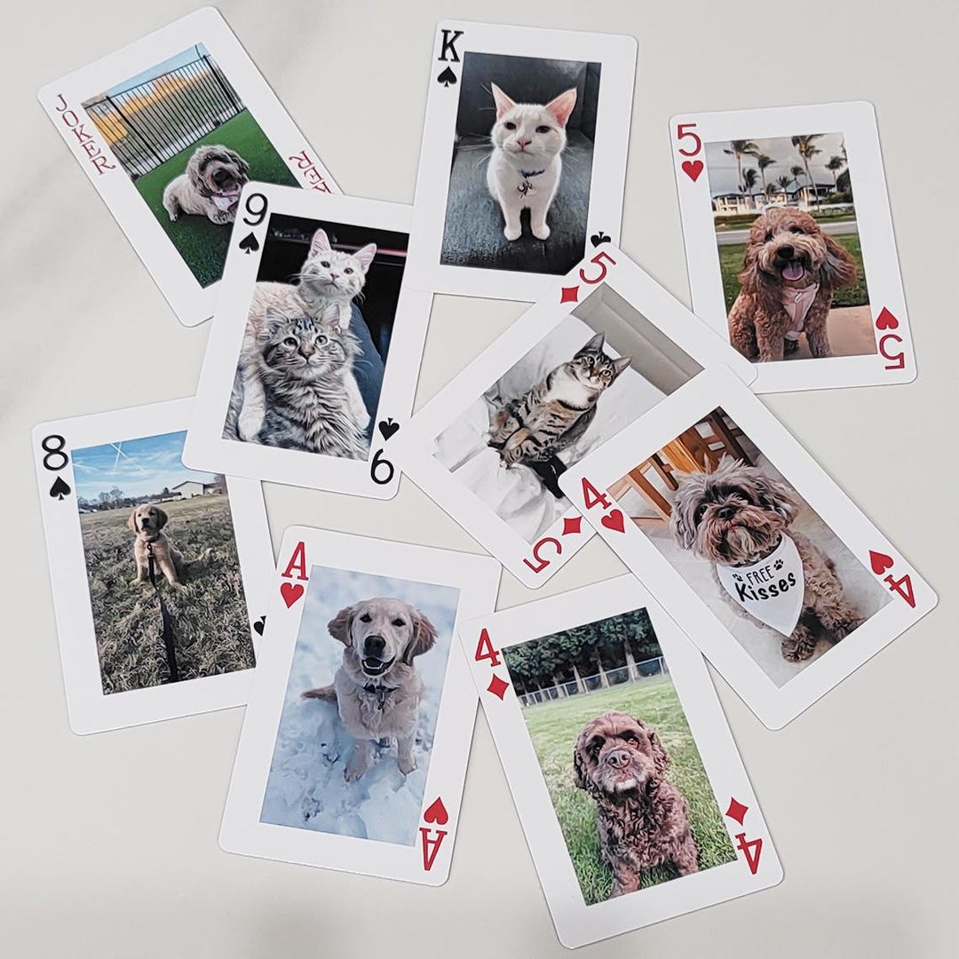 Personalized Playing Cards With Photos: Custom Christmas Gift for ...