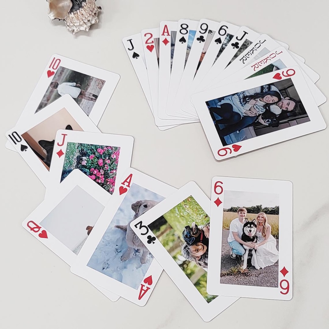 Playing Cards With Photos: Custom Christmas Gift for Family and Friends ...