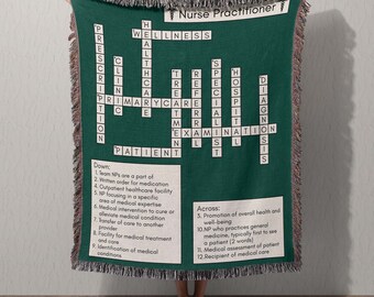 Unique Gift for Nurse Practitioner Gift Idea New Nurse Practitioner Graduation Gift Home Decor for Nurse Practitioner Blanket Gift for NP