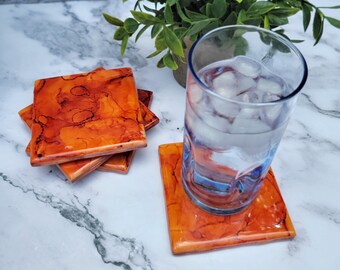 Coaster Set of 4 Coasters Upcycled Coasters Housewarming Gift for Friend Unique Gift for Loved One Unique Gift Home Decor Gift Idea For Home