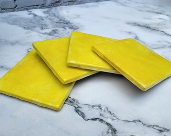 Coaster Set of 4 Coasters Upcycled Coasters Housewarming Gift for Friend Unique Gift for Loved One Unique Gift Home Decor Gift Idea For Home