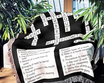 Unique Gift for Dentist Gift Idea for New Dentist Graduation Gift Blanket Home Decor for Dentist Blanket Gift for Dental School Gift Blanket