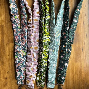 Handmade Scrunchie Breakaway Lanyard Breakaway with Swivel Clasp, Fabric Teacher Lanyard, Teacher ID Badge Key Card Holder, Gift for Teacher