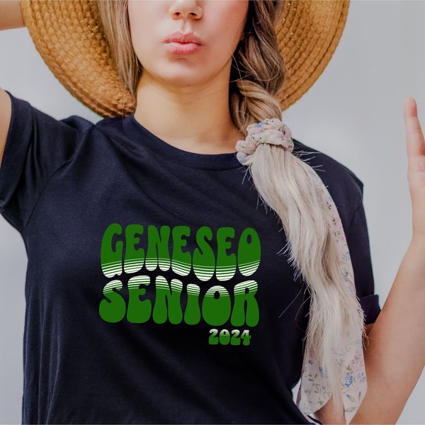 Geneseo Senior T-shirt Class of 2024 Graduation Teen GHS Senior Gift Spirit Wear School Pride
