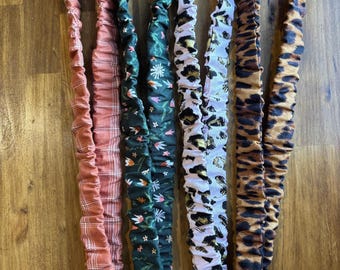 Handmade Scrunchie Breakaway Teacher Lanyard Breakaway with Swivel Clasp, Breakaway Fabric Lanyard, ID Badge Key Card Holder Gift