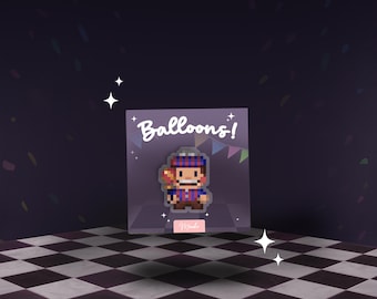 Pin Balloon Boy - Midnight Shift Collection ( inspired FNAF, five nights at freddy's )